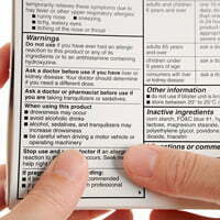 Closeup of ingredients list on a food package | Alberta Health and Wellness Resources