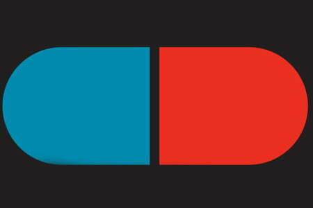 Pill with one blue half and one red half | Medication Overview | Health Quality Council of Alberta